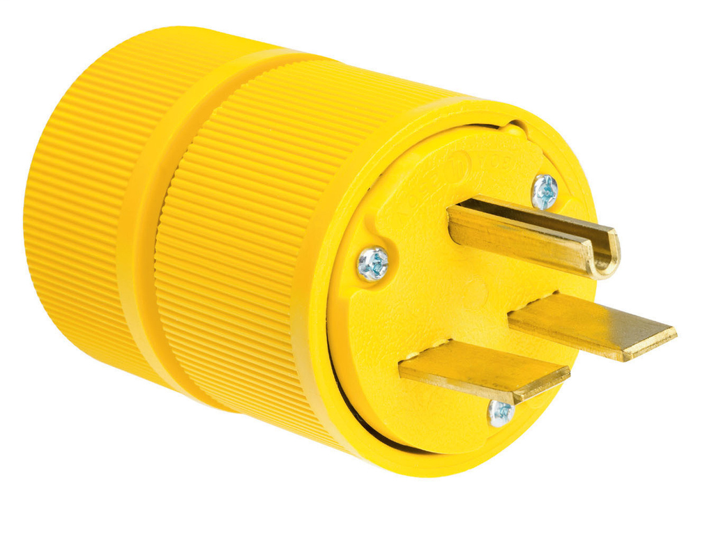 PASS & SEYMOUR Pass & Seymour D0631 Gator Grip Plug 30 Amp 250V (2.7 inches)