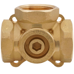 Tekmar 712 Mixing Valve 3-Way 1-1/4 Inch Brass