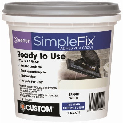 CUSTOM BUILDING PRODUCTS Custom Bldg Products TAGWQT Pre-mixed Adhesive Grout Qt