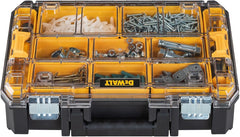 DEWALT DWST17805 TSTAK Tool Organizer Holds Up To 44 lbs. Clear Lid Organizer Compartments for Small Tools and Accessories