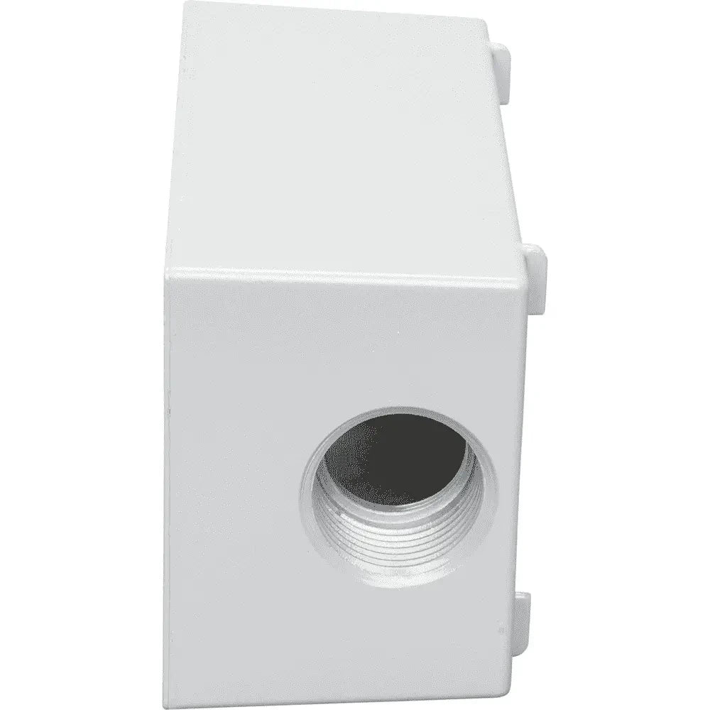 TEDDICO Teddico B-75V Single-Gang Weatherproof Outlet Box (3) 3/4 in Holes