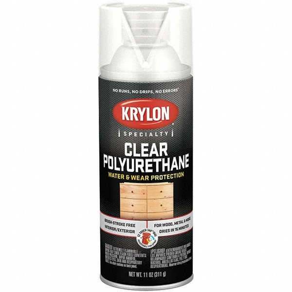 KRYLON Krylon K07005777 Polyurethane Spray Paint Clear Flat