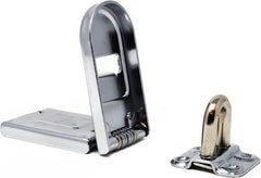 Master Lock 720DPF 6-1/4 Long Zinc Plated Hardened Steel Single Hinge Hasp