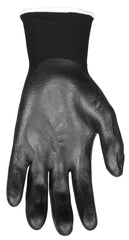 Mcr Safety N9674S Ninja X Bi-Polymer Coated Palm Gloves Small Black