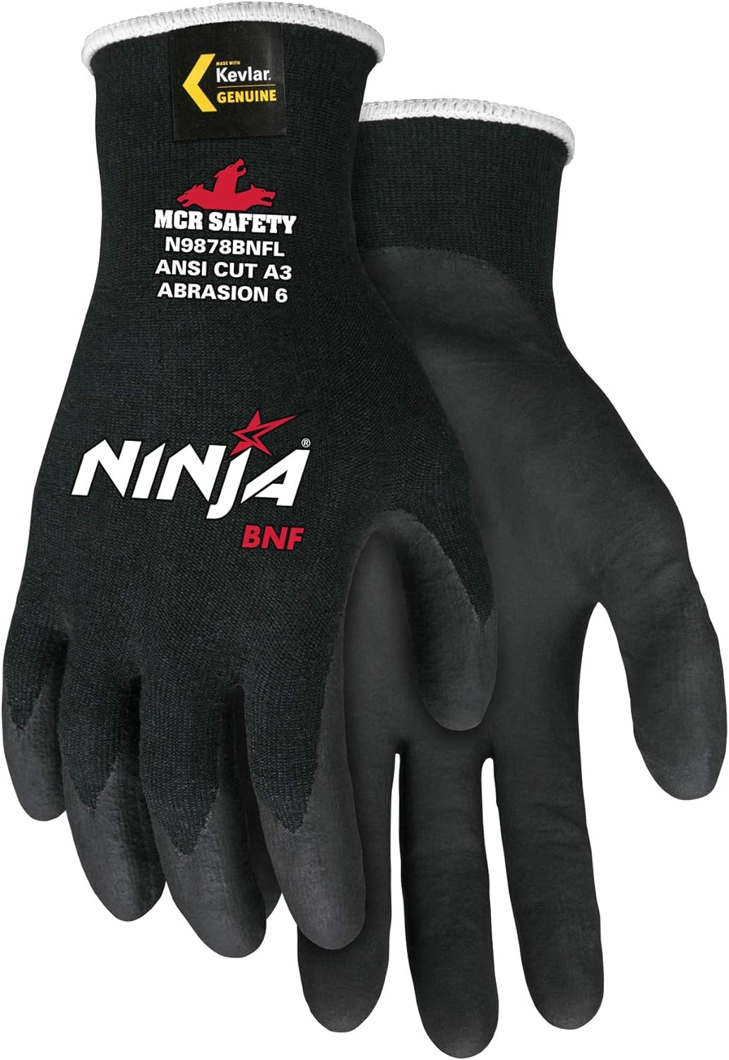 Mcr Safety N9878BNFL Memphis Ninja Cut Protection Glove Large