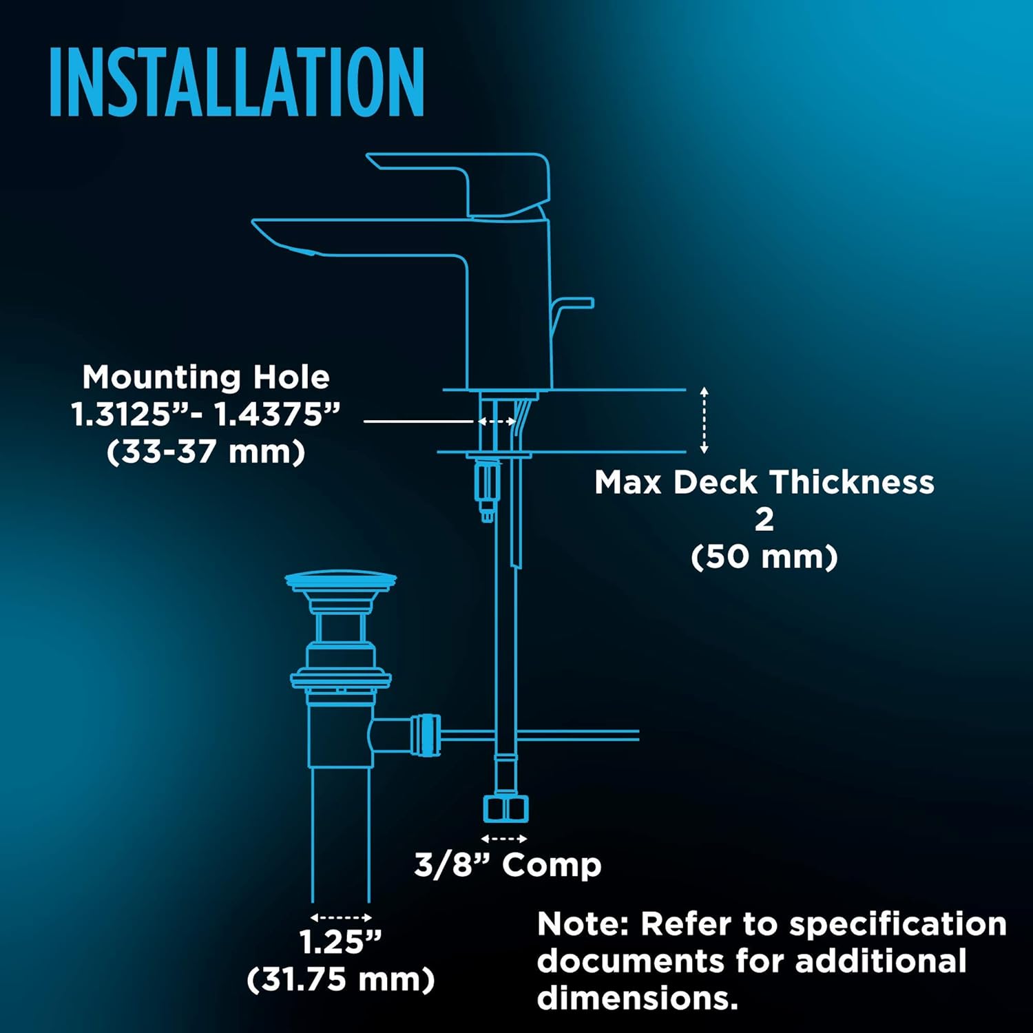 TOTO TLG01301U#BN Faucet Single Lav GO 1.2GPM Brushed Nickel