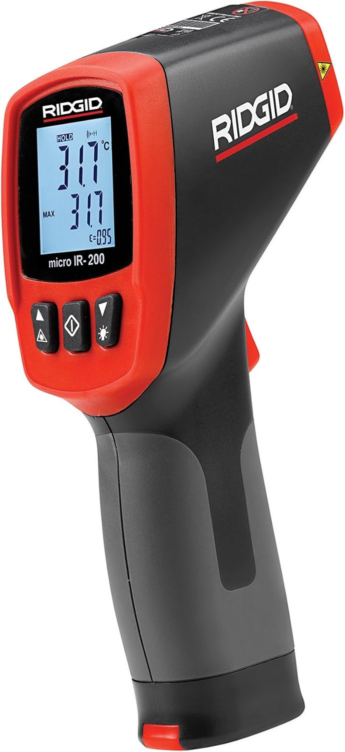 RIDGID 36798 Micro IR-200 Non-Contact Infrared Thermometer