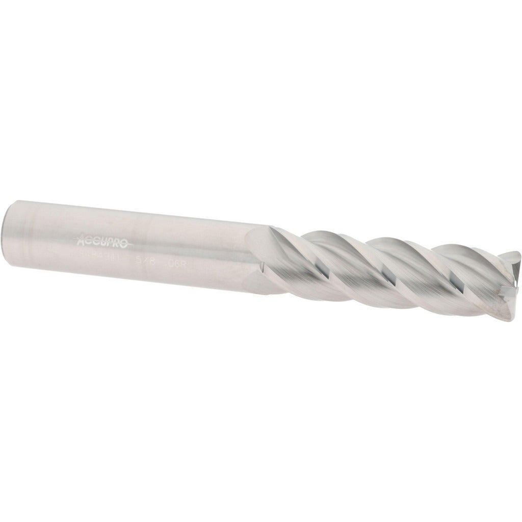 ACCUPRO Accupro 12183112 Corner Radius End Mill 5/8 in 4 Flute