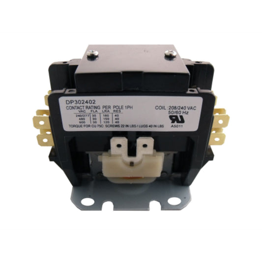 Supco DP302402 Contactor 30A 240V 2 Pole