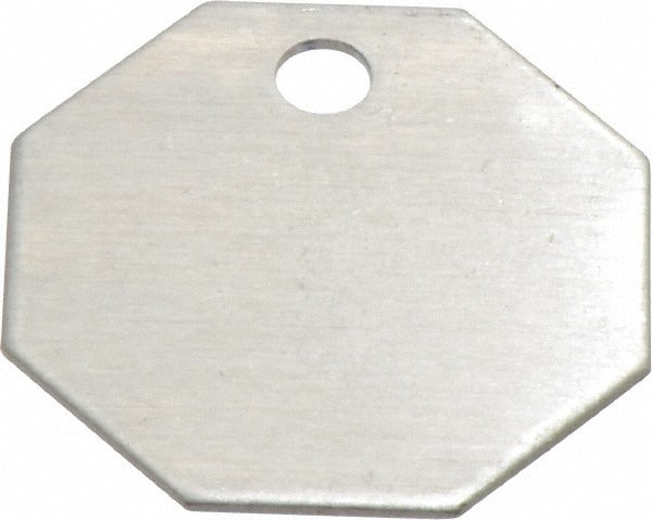 C H HANSON C.h. Hanson 43717 Octagonal Aluminum Blank Metal Tag