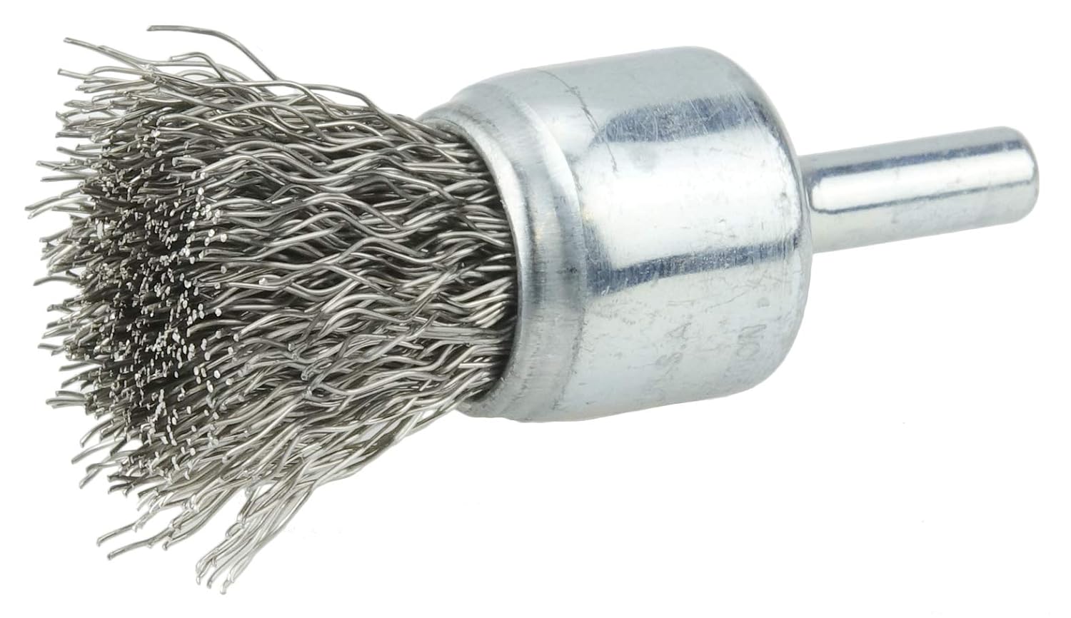 Weiler 10020 3/4 Crimped Wire End Brush .020 Stainless Steel Fill