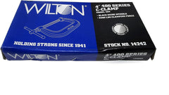 Wilton 14242 400 Series C-Clamp 3-1/4 in Throat Depth 4-1/4 in Jaw Wilton14242