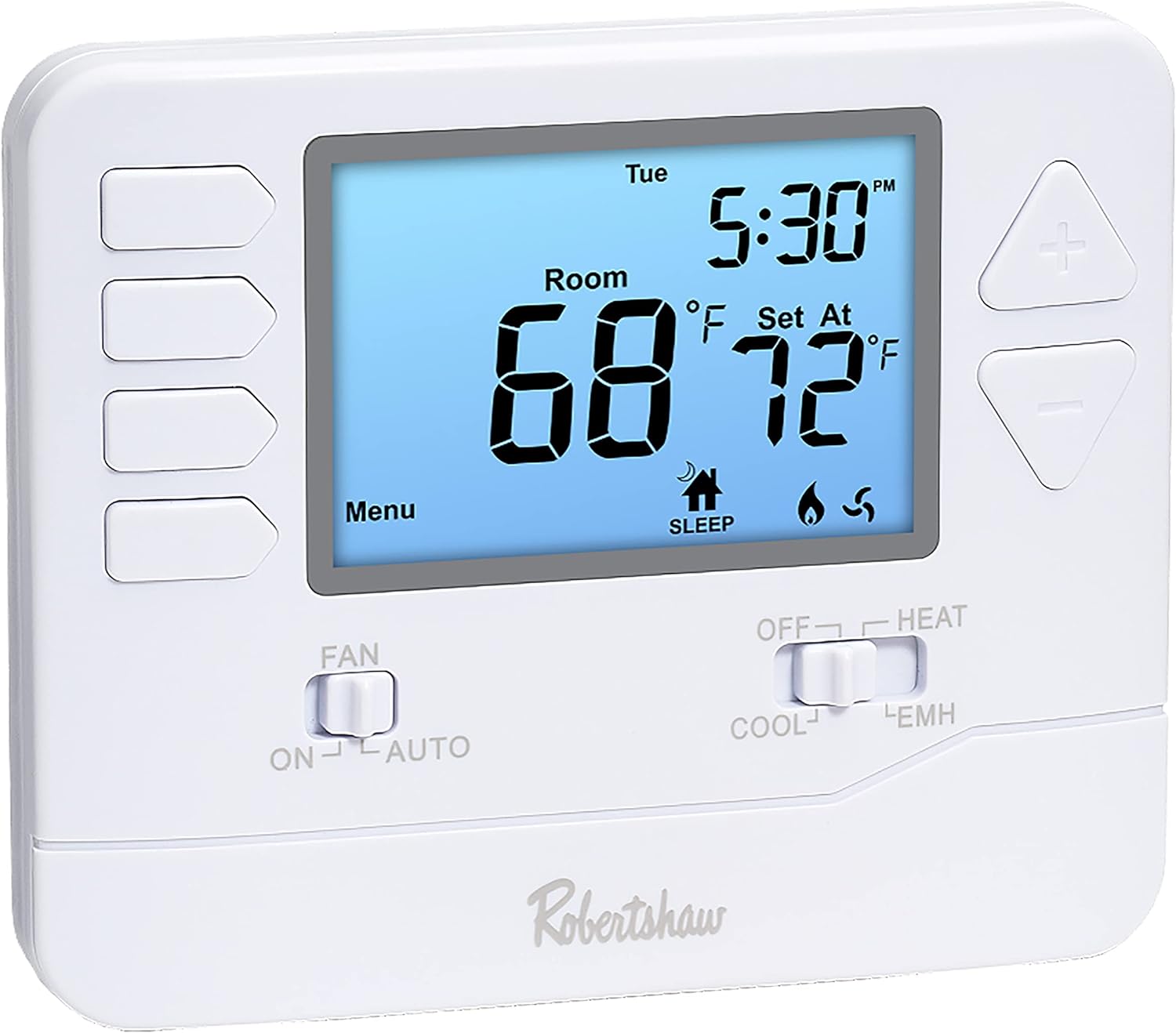 Robertshaw RS8210 Non-Programmable Thermostat 2 Heat 1 Cool