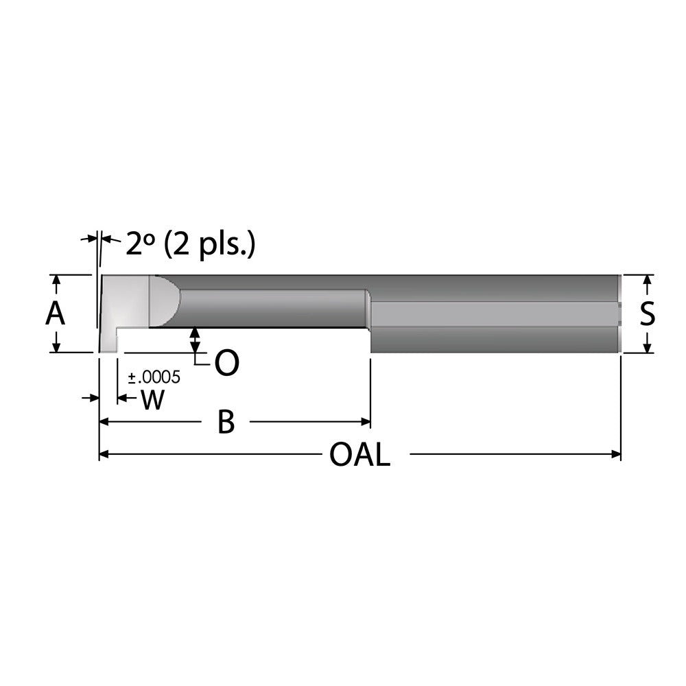 SCIENTIFIC CUTTING TOOLS Scientific Cutting Tools GT045-4A Retaining Ring Grooving Tool
