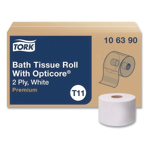 TORK Tork TRK106390 Premium Bath Tissue Roll with OptiCore 36/Carton