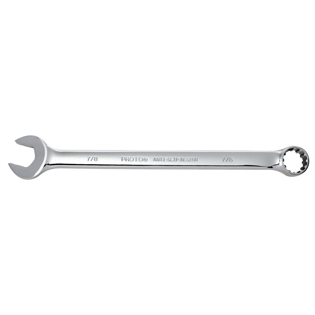 PROTO Proto J1228SPL Combination Wrench 7/8 Inch 15 Degree Offset