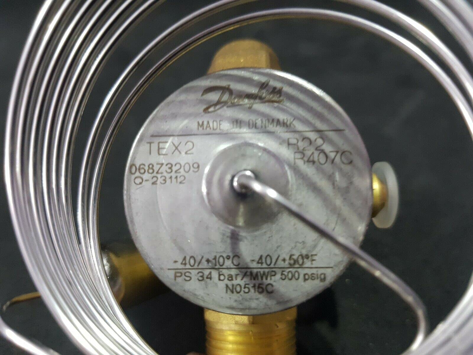 Danfoss 068Z3209 TEX 2 Thermostatic Expansion Valve R-22 3/8 Inch Flare Connection