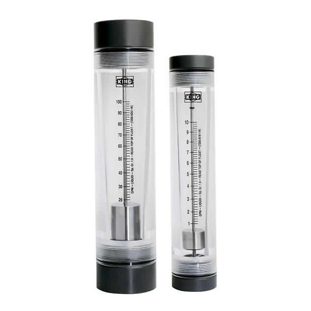 KING TECHNOLOGY King 7205016131W Tube Flowmeter 10 Gpm 1 Inch Fnpt