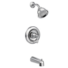 Moen T2123 Traditional One Handle Single Function Bathtub & Shower Faucet in Chrome (Trim Only)