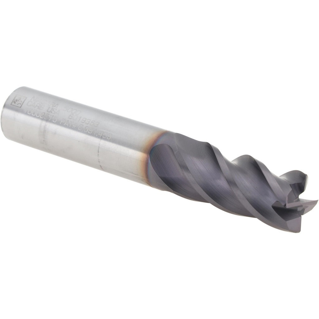 SECO TOOLS Seco 10008575 Corner Radius End Mill 0.5 in 4 Flute Carbide