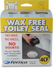 Fernco FTS-4CF Wax Free Toilet Seal for 3.5 Flange and 4 Drain Pipe