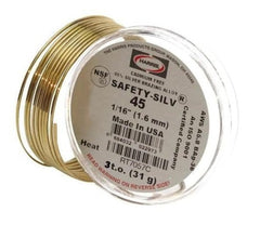 Harris 76310 Safety Silv 45 Silver Brazing Alloy 1 To