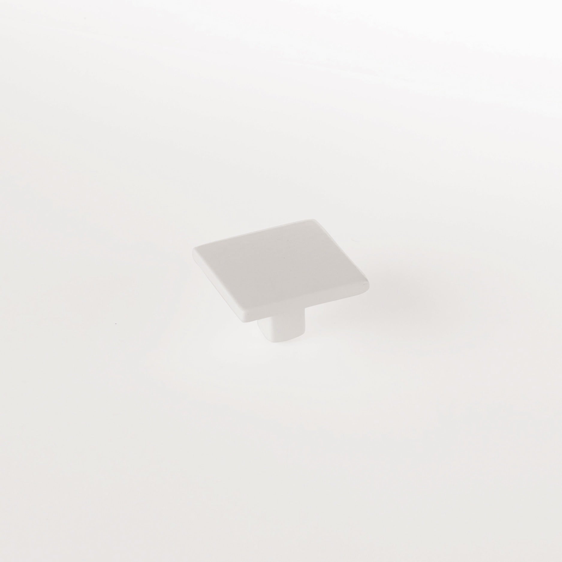 SCHAUB Schaub 360-MW Armadio Square Cabinet Knob Matte White