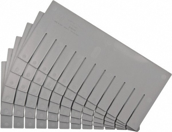 QUANTUM STORAGE SYSTEMS Quantum Storage DL92080 Bin Divider Gray Polypropylene