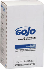 Gojo 7230-04 Shower Up Soap and Shampoo 2000 mL 4 Pack