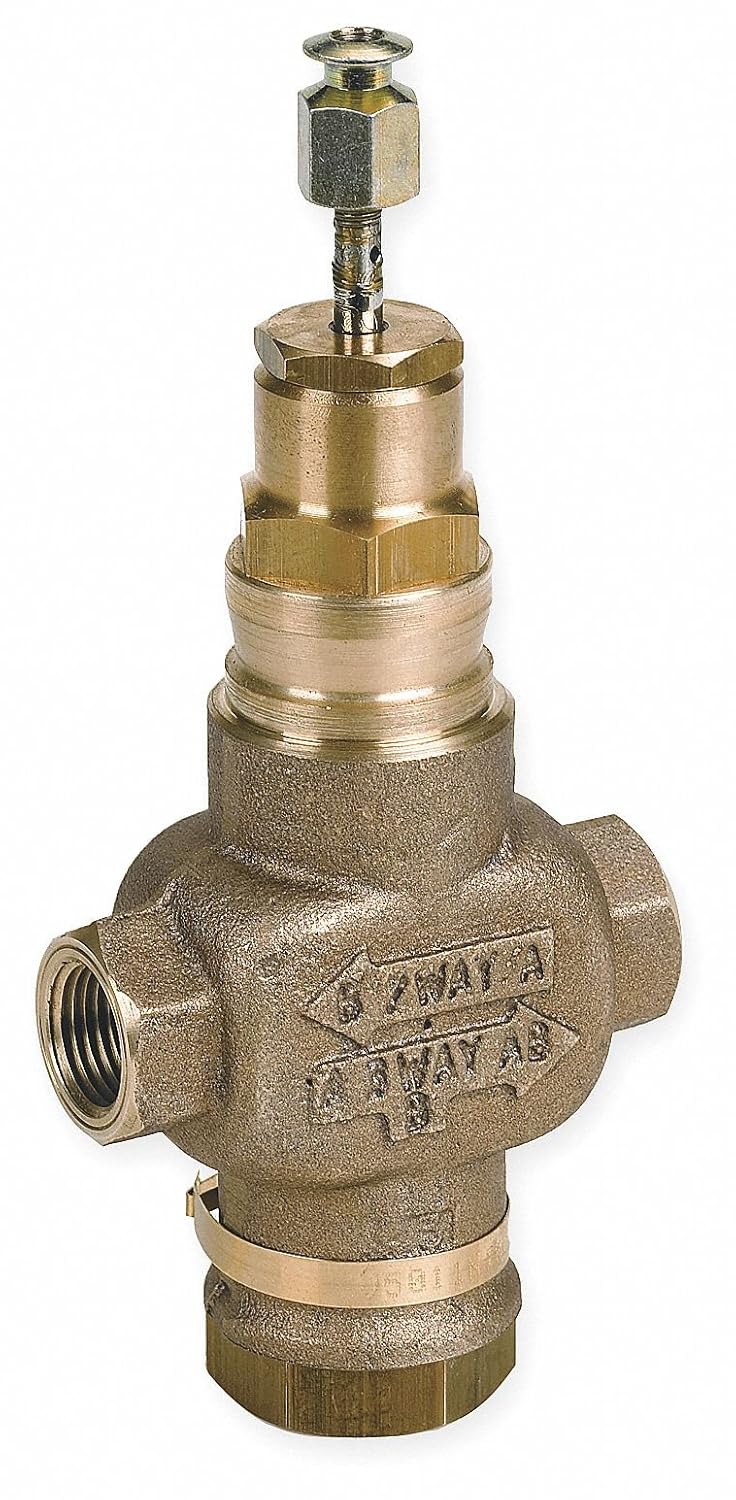 Honeywell V5011N1008 1/2 2-Way F-NPT Globe Valve 0.73 Cv