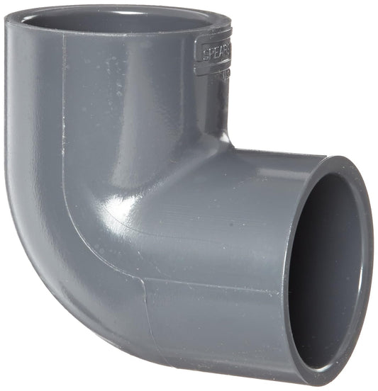 Spears Manufacturing 806-020 Spears 806 Series PVC Pipe Fitting 90 Degree Elbow Schedule 80 2 Socket