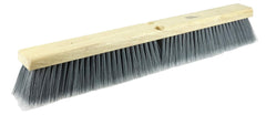 Weiler 42042 24 in Fine Sweep Floor Brush Flagged Silver Polystyrene Fill