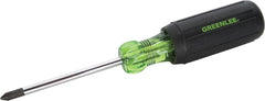 Greenlee 0153-34C Screwdriver, Heavy Duty Phillips #2 x 6