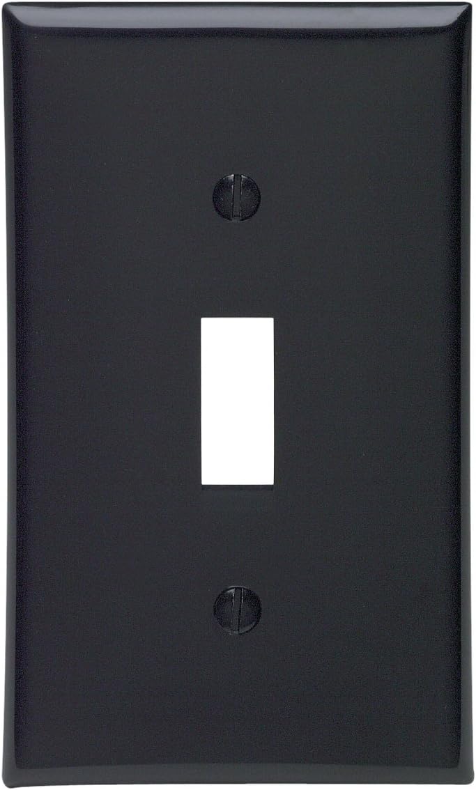 Leviton 80701-E 1-Gang Toggle Device Switch Wallplate Standard Size