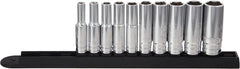 GearWrench 80305 GEARWRENCH 10 Pc. 1/4 Drive 6 Pt. Deep Socket Set, SAE