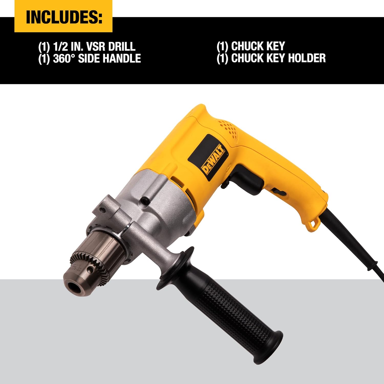 DeWalt DW245 Corded Drill 7.8-Amps 1/2-Inch