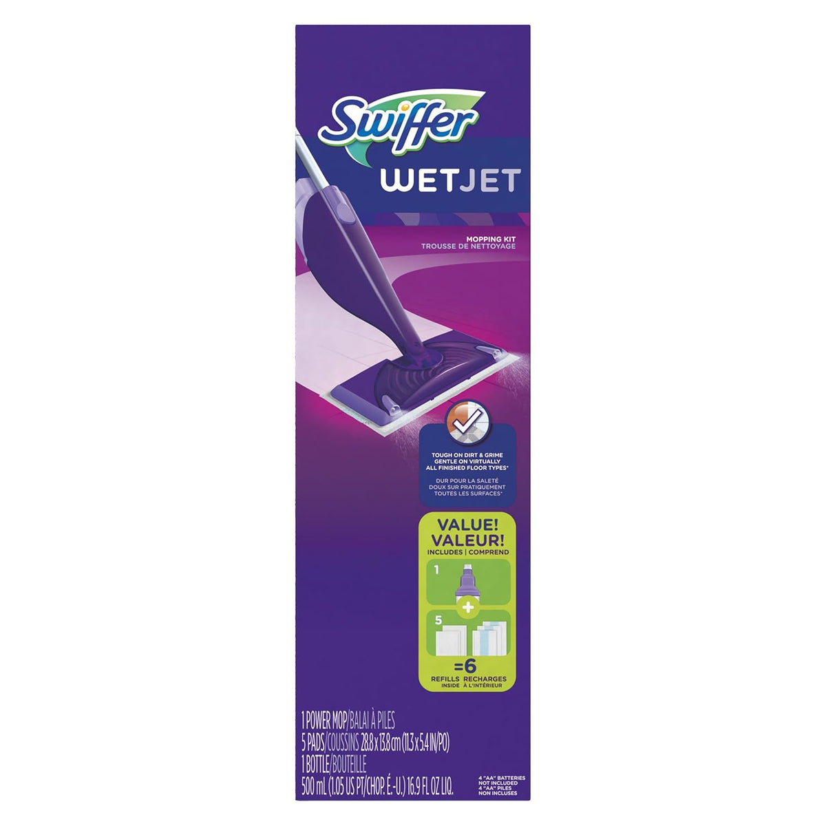 Swiffer 92811 WetJet Mopping Kit Power (1 Kit) Replacement MPN