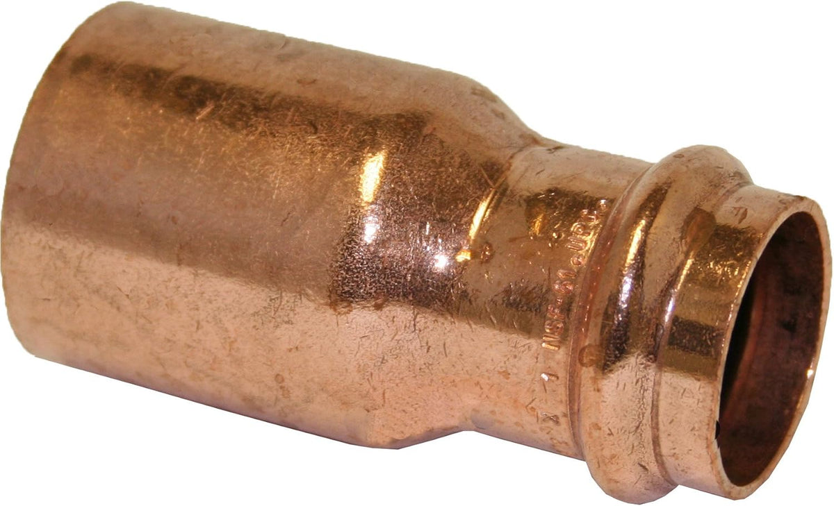 Apollo Valves 10075146 3/4-Inch by 1/2-Inch FTG x C Copper Fitting Reducer