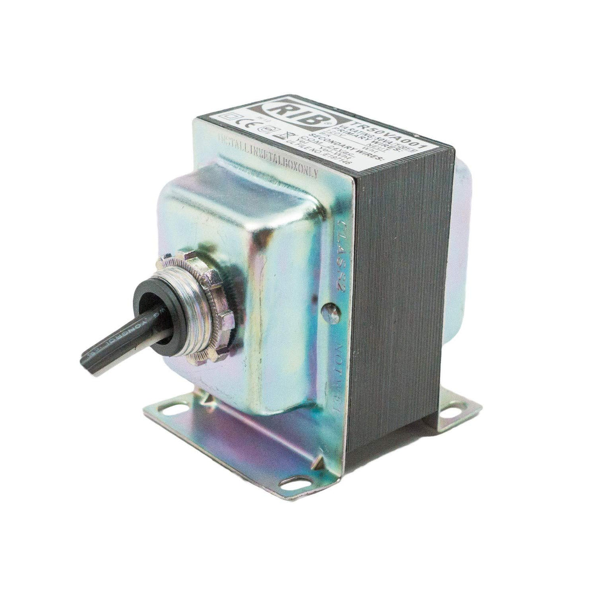 Functional Devices TR50VA001 Transformer 50VA 120 to 24 Vac Foot and Single Threaded Hub Mount