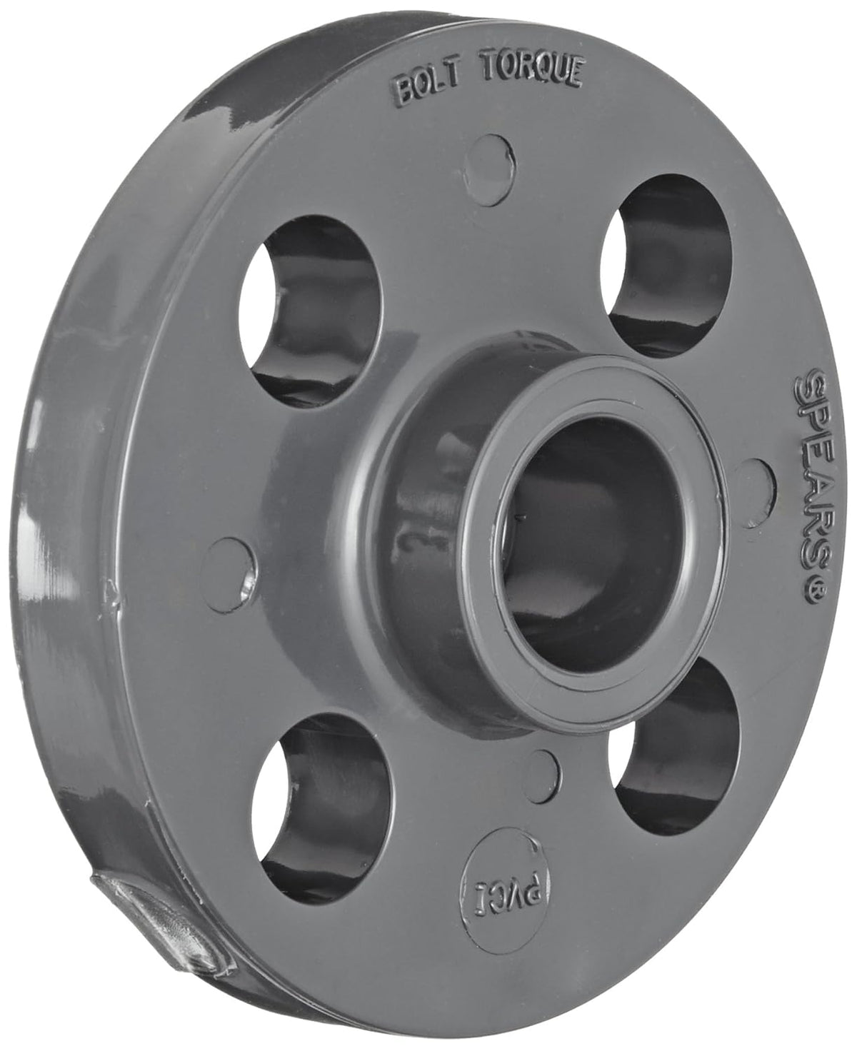 Spears 851-007 One Piece Flange PVC Class 150 Schedule 80 3/4 Socket