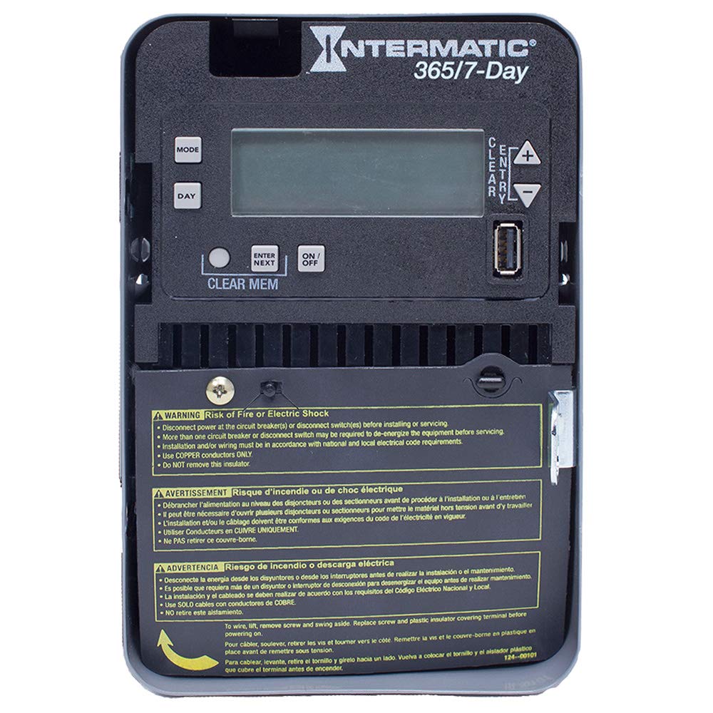 Intermatic ET2715C Electronic Timer 20 Amps 120-277VAC SPDT Indoor Type 1 Metal Enclosure