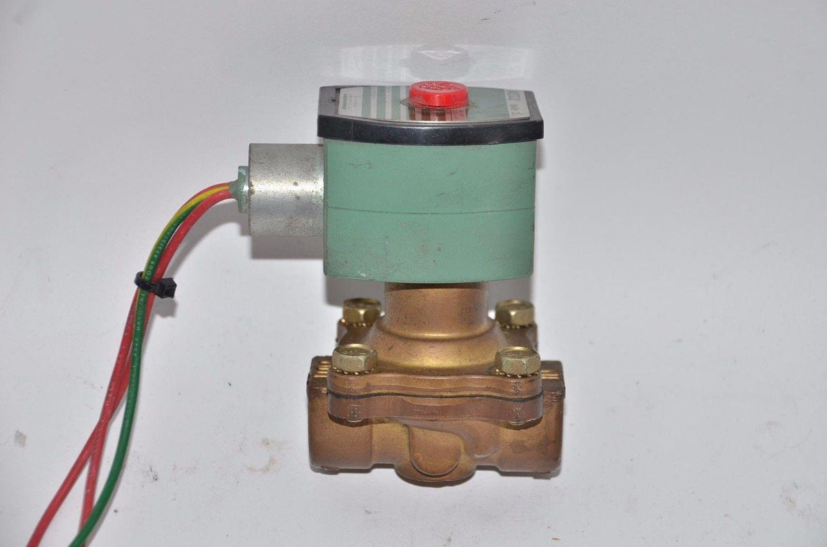 ASCO 8210G33 Solenoid Valve 3/8 Inch NO 0/150 Air Water Oil 120V