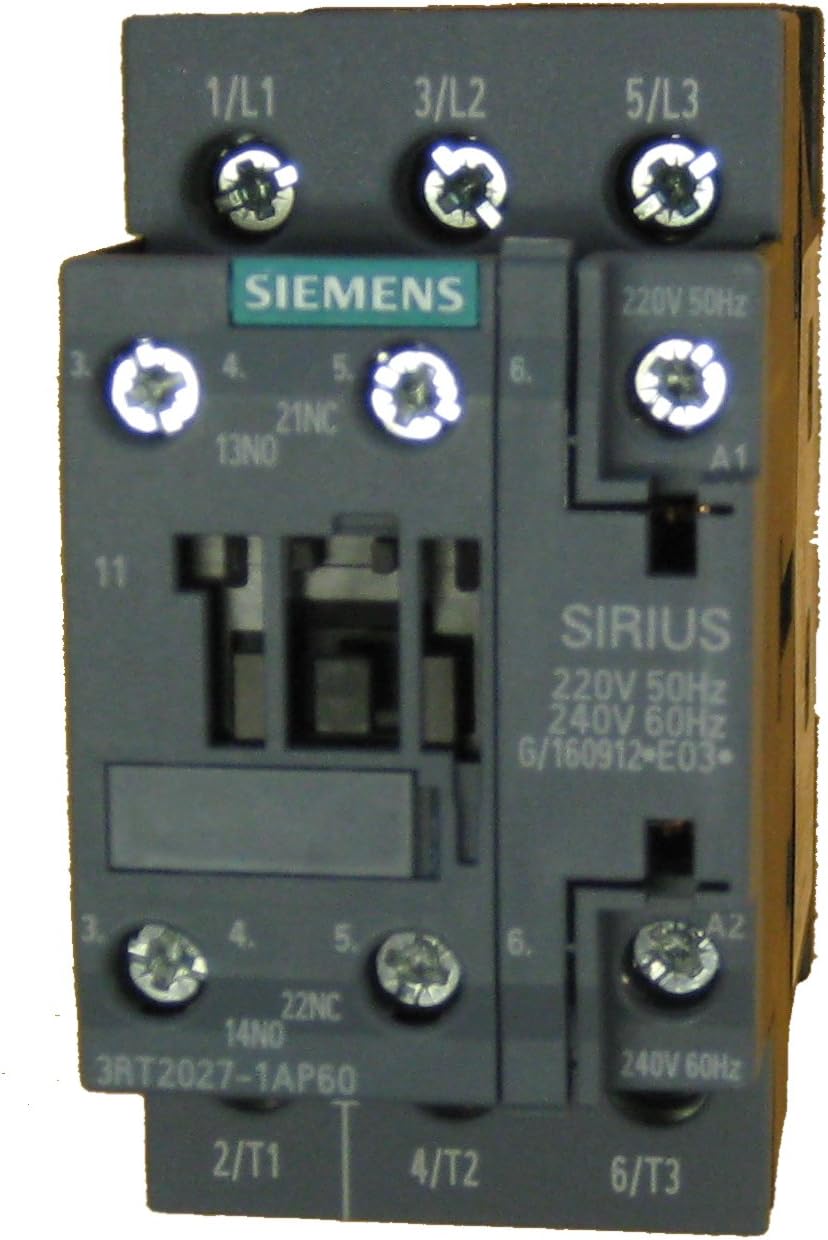 Siemens 3RT2026-1AP60 Contactor 25 Amps 240VAC