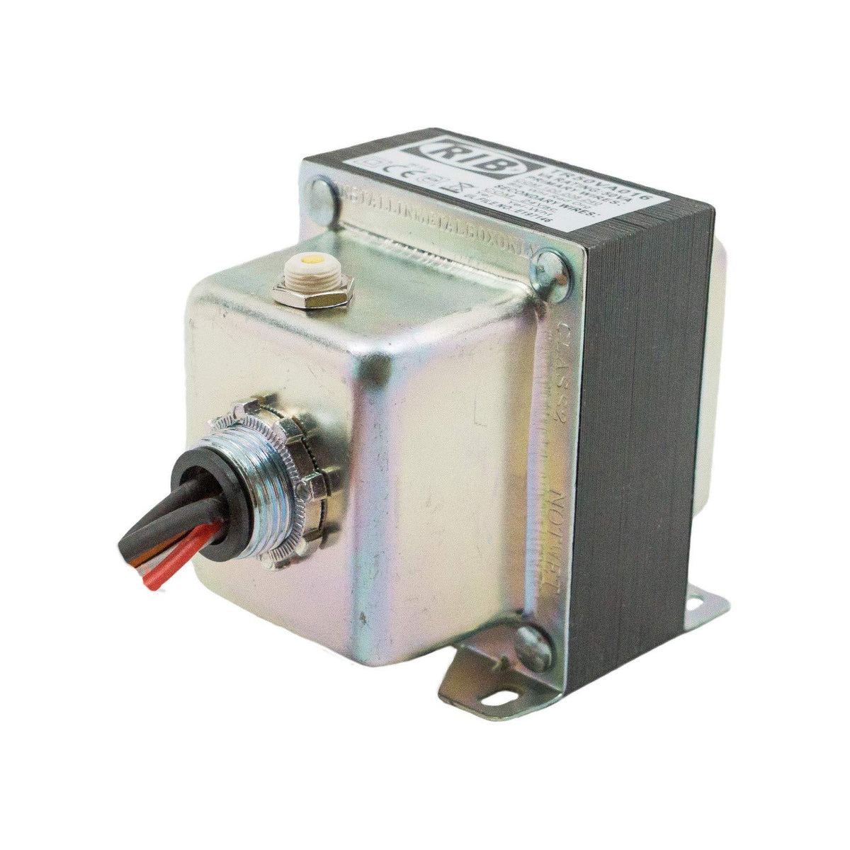 Functional Devices TR50VA016 Transformer 50VA 240/208/120 to 24 Vac Circuit Breaker Foot and Single Threaded Hub Mount