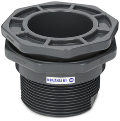 Hayward BFA1030CES 3-Inch PVC Bulkhead Fitting With EPDM Gasket