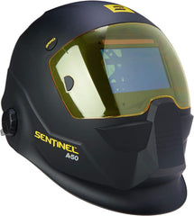 ESAB 0700000800 Sentinel A50 Welding Helmet Black Low-Profile High Impact Resistance Nylon Color Touch Screen Controls 3.93 x 2.36 Viewing Lens