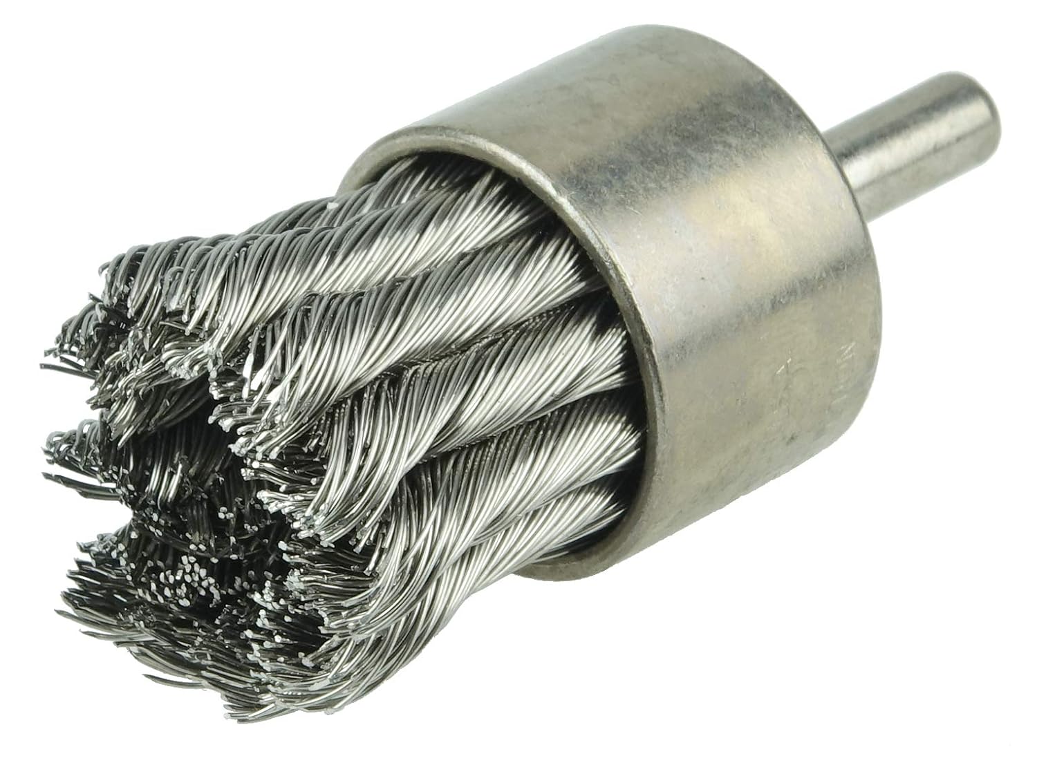 Weiler 10393 Nickel-Plated Cup End Brush 1-1/8 .020 Stainless Steel Knot Wire Fill Replacement MPN