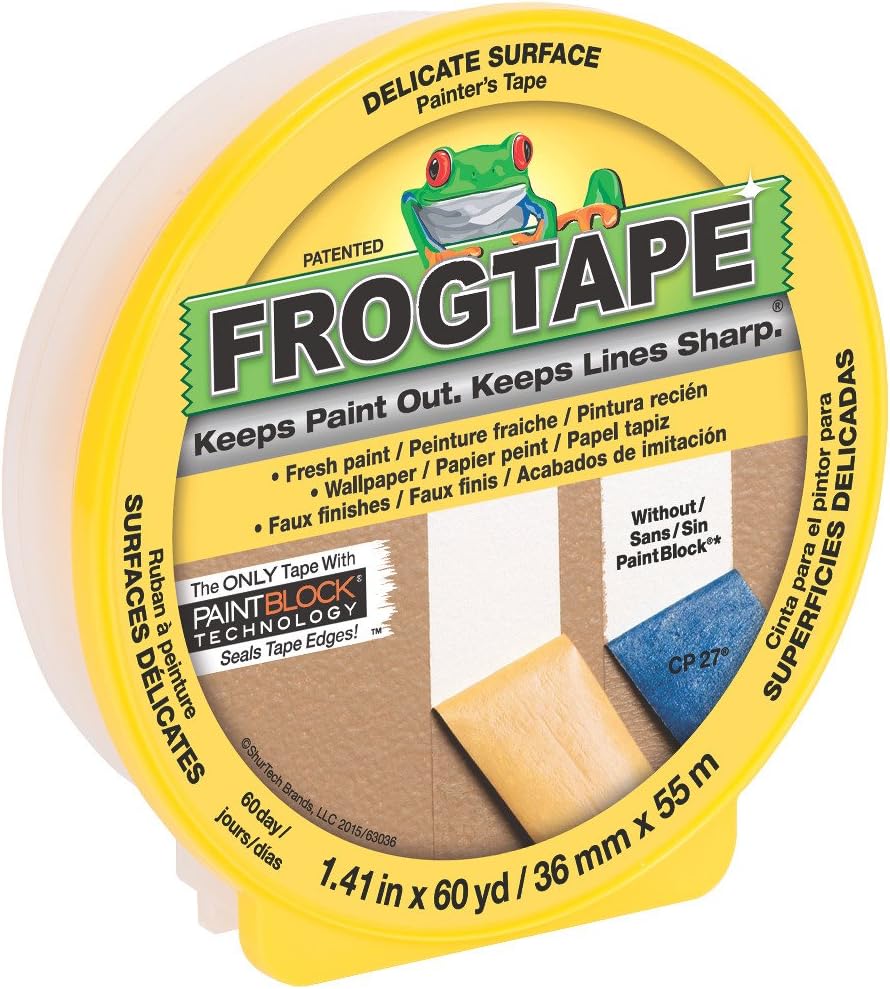 FROGTAPE 217143 Multi-Use Delicate Surface Paint Block Tape 36mm x 55m