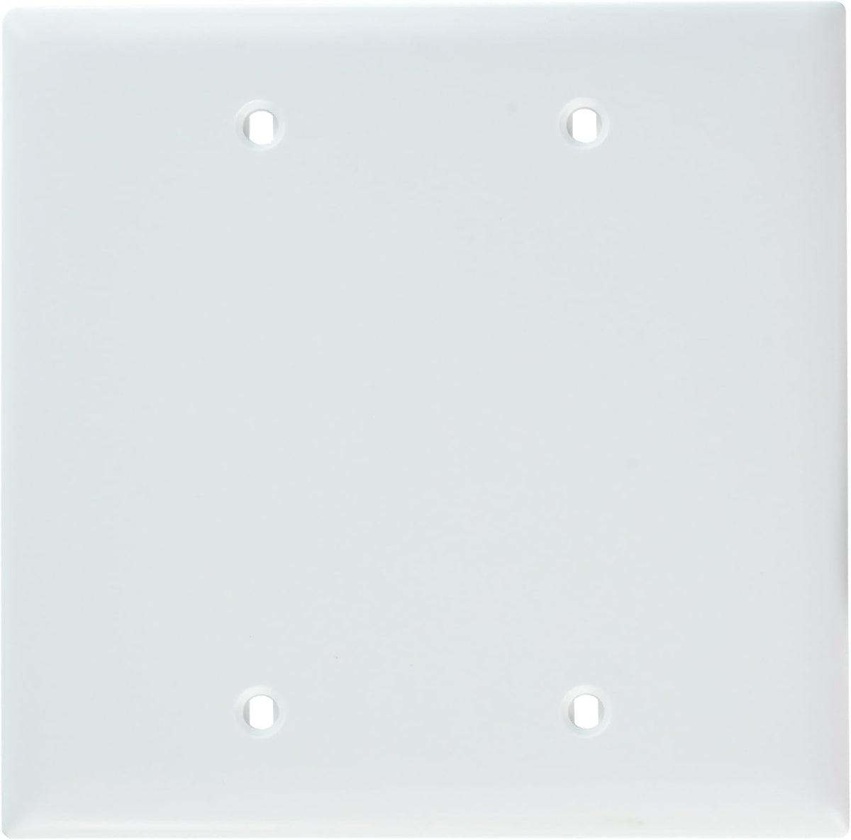 Pass & Seymour TP23W Wall Plate - Box Mounted, 2-Gang, White