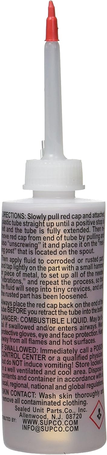 Supco MO44 Rust Buster Liquid Penetrating Oil 4 Oz